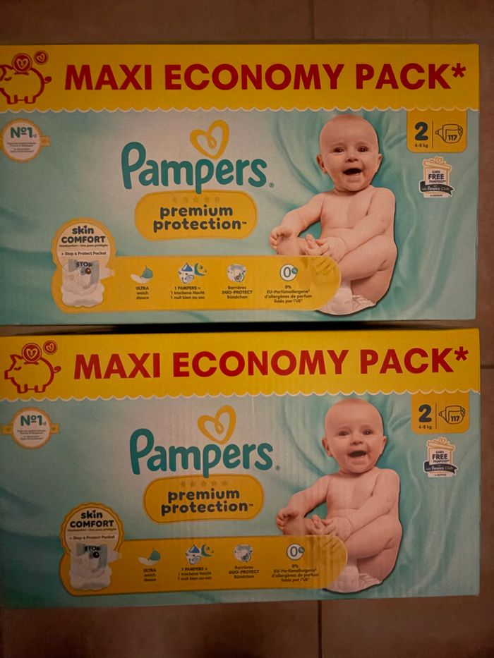 Couches Pampers Premium Protection Taille 2 Neuf
