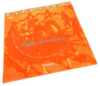 Vinyle 33 tours (25cm) Cobla Barcelone  Sardanes (1954) Philips P 76.113 R 