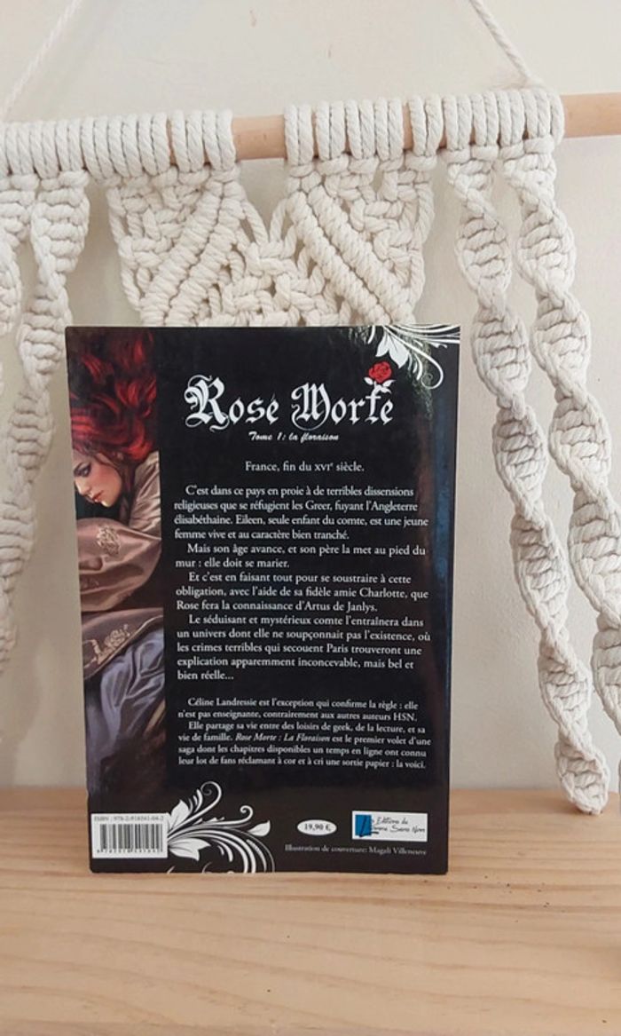 Livre NEUF Rose morte Tome 1 La floraison Céline Landressie - photo numéro 2