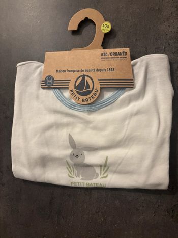 Tee-shirt garçon,petit bateau(10 ans )