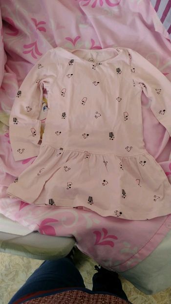 Robe 3/4 ans rose