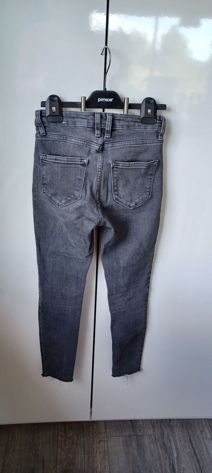 Pantalon jeans femme taille xxs élastique MNG isa - photo numéro 3