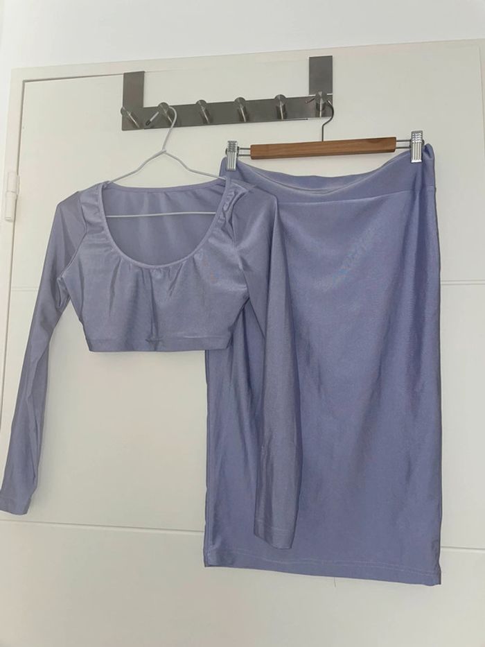 Ensemble jupe crop top