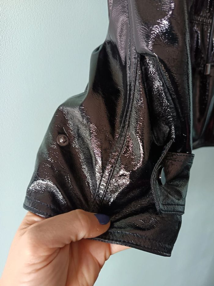 Veste noire pression chic taille M - photo numéro 3