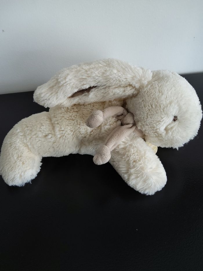 Peluche lapin crème Doudou et Compagnie
