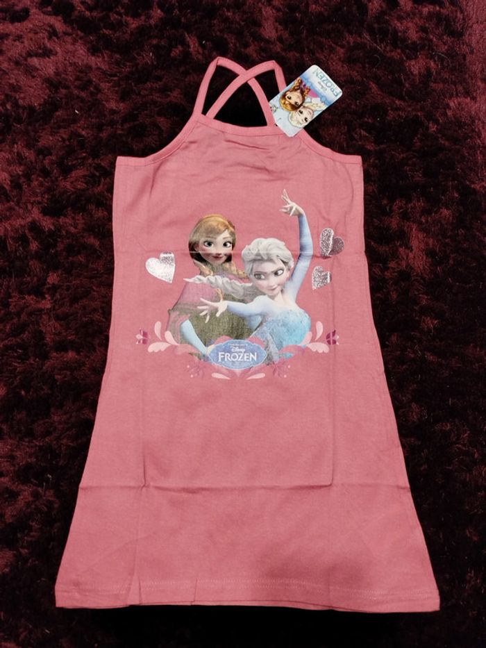 Robe croisé dos 8 ans la reine des neiges disney