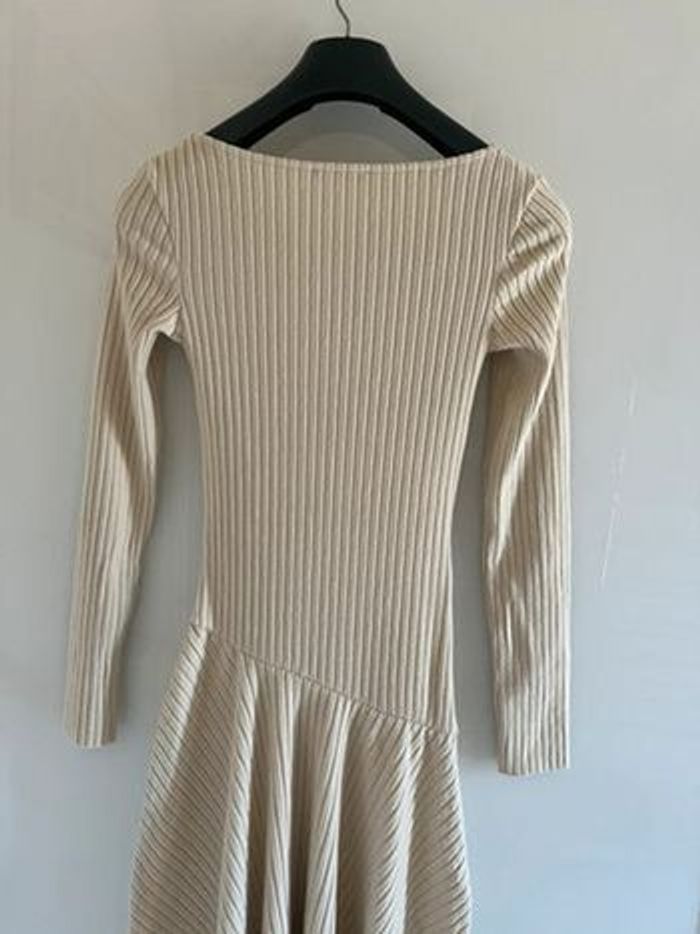 Robe Zara beige côtelée Taille M - photo numéro 6