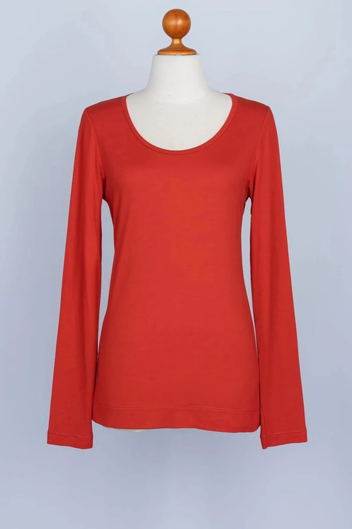 Tee shirt manche longue rouge Mexx Taille XL - photo numéro 2