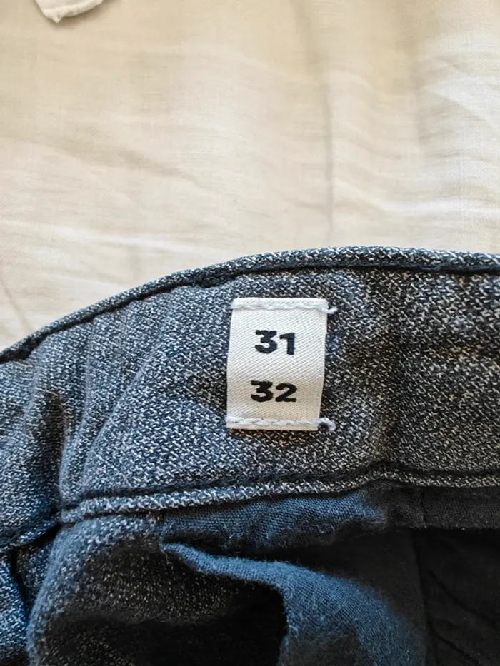 Pantalon cargo homme gris chiné - photo numéro 8