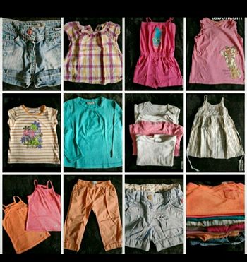 Lot 15 pieces filles 4 ans