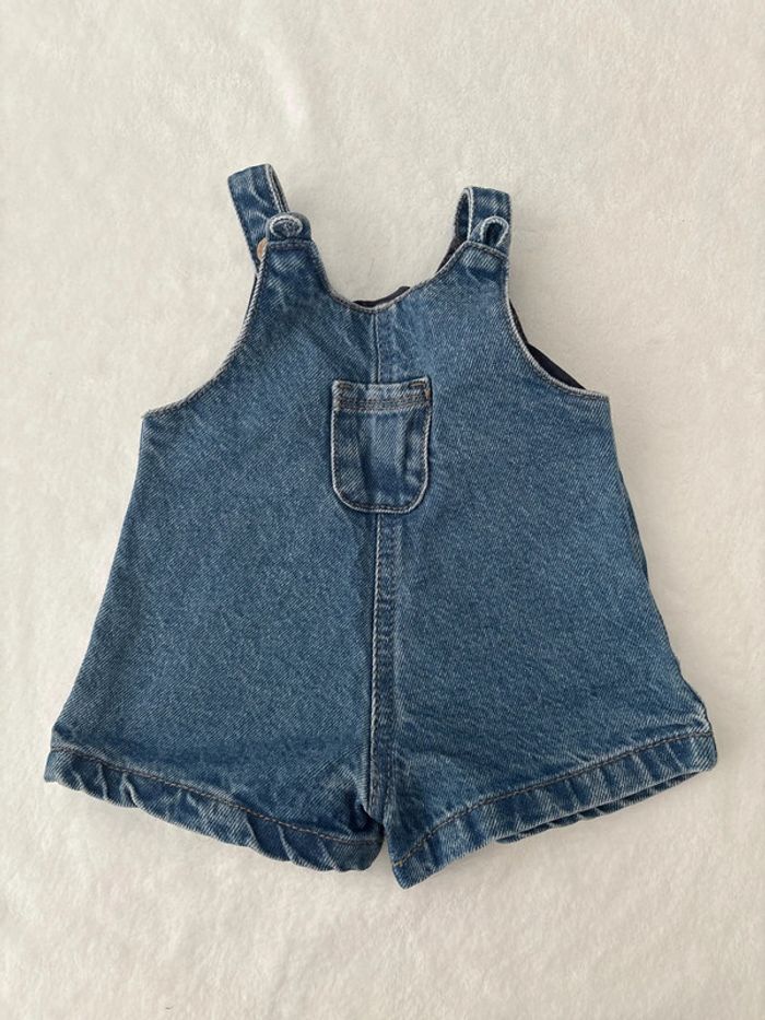 Salopette short 3 mois