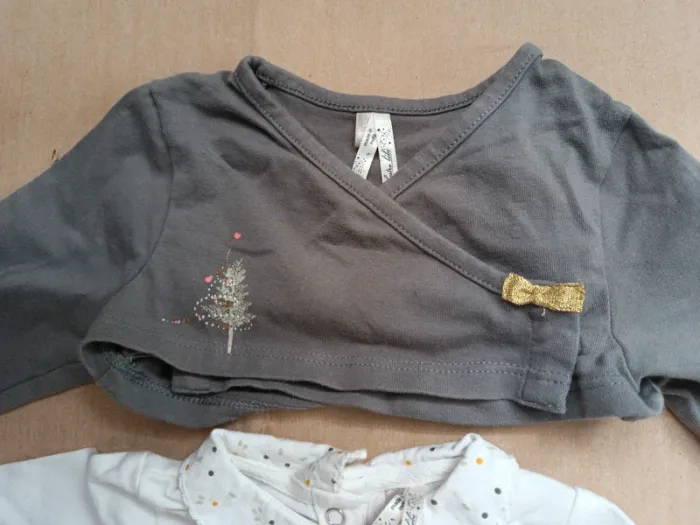 Ensemble Boléro + Legging (T-shirt offert) 3 mois - photo numéro 4