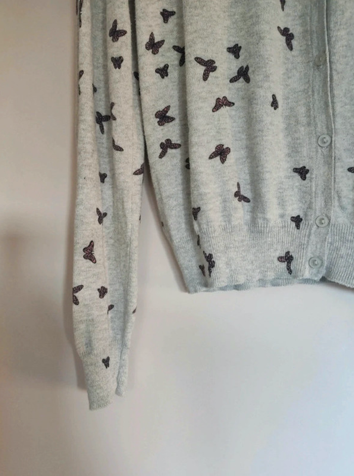 Primark cardigan gilet gris chiné M - photo numéro 3