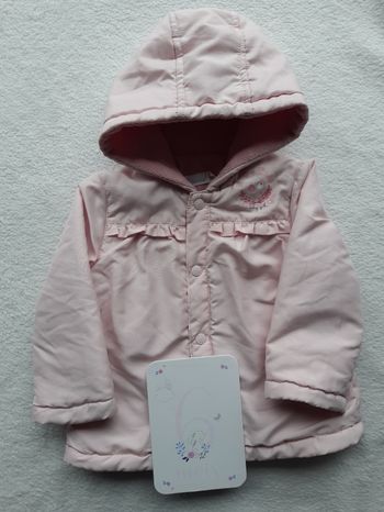 Manteau chaud rose clair Bébé rêve 6 mois fille