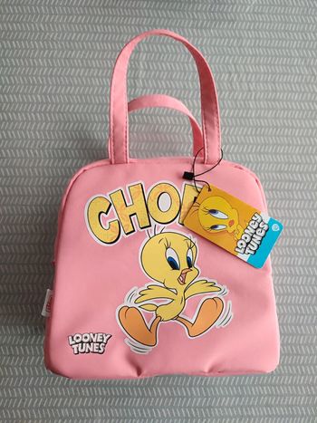 Sac à goûter rose fille - Looney tunes - neuf avec étiquette