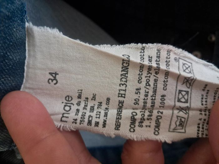 Maje jean T.34 en tbe - photo numéro 11