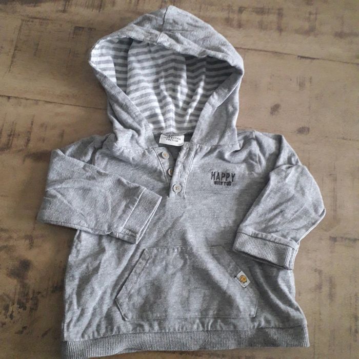 Pull à capuche 9 mois