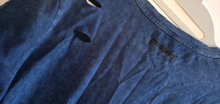 Tee-shirt craqué taille L - photo numéro 5