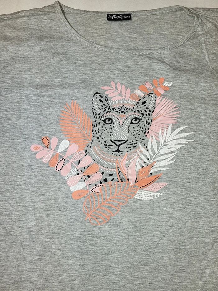Tee-shirt guépard/léopard. - photo numéro 2