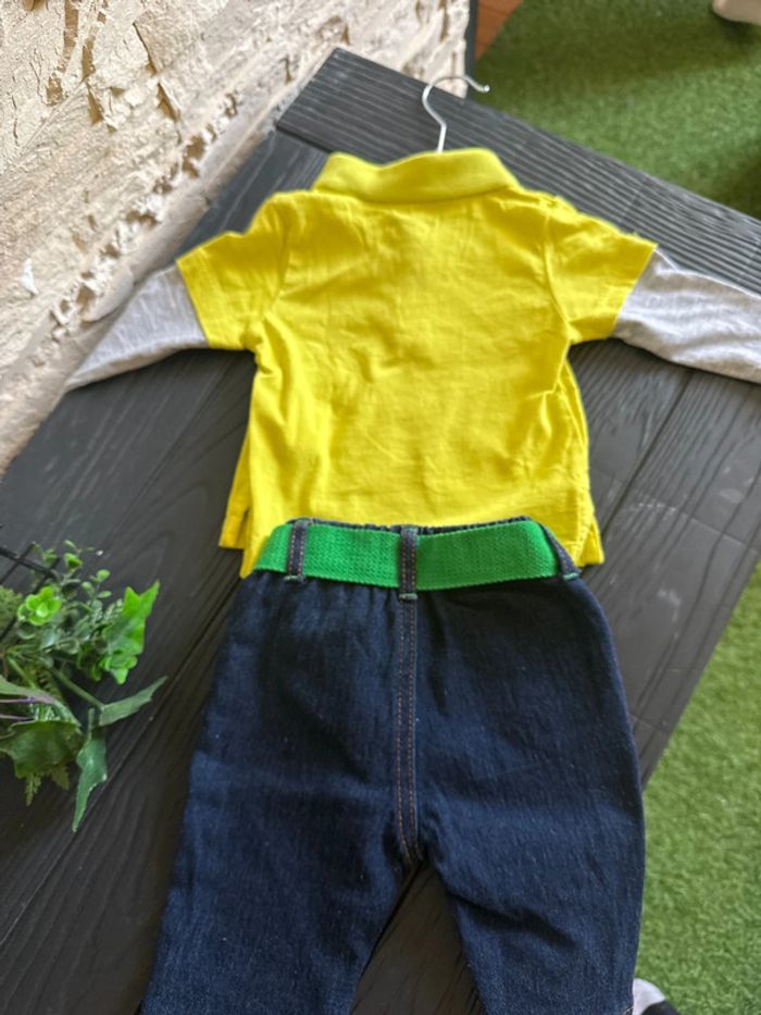 Ensemble bébé garçon 3 mois pantalon et manches longues - photo numéro 4