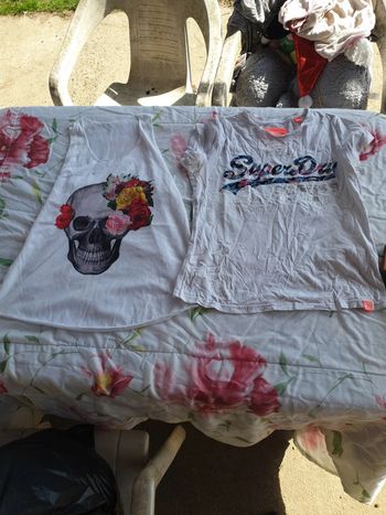 Lot de 2 tee shirt débardeur