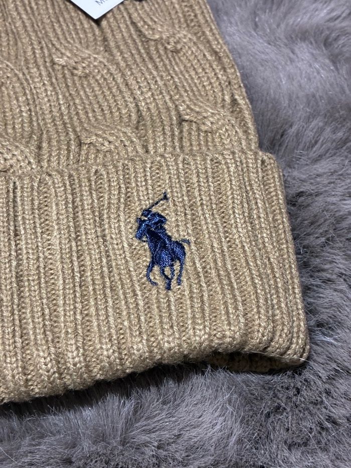 Bonnet ralph Lauren marron - photo numéro 2