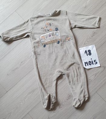 Pyjama 18mois garçon Kiabi 81cm