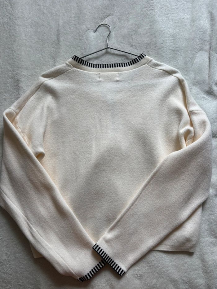 Pull crème - photo numéro 3