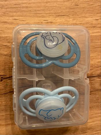 Sucettes MAM Perfect Night 6m+ silicone phosphorescentes