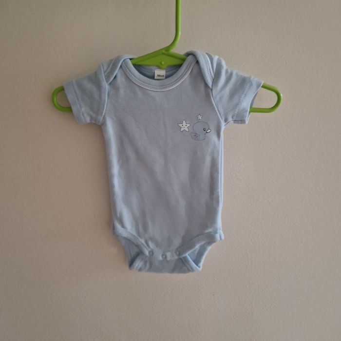 1 mois body bleu ciel