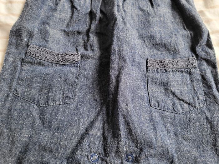 Barboteuse longue jean, sans manches 0/3 mois - photo numéro 6