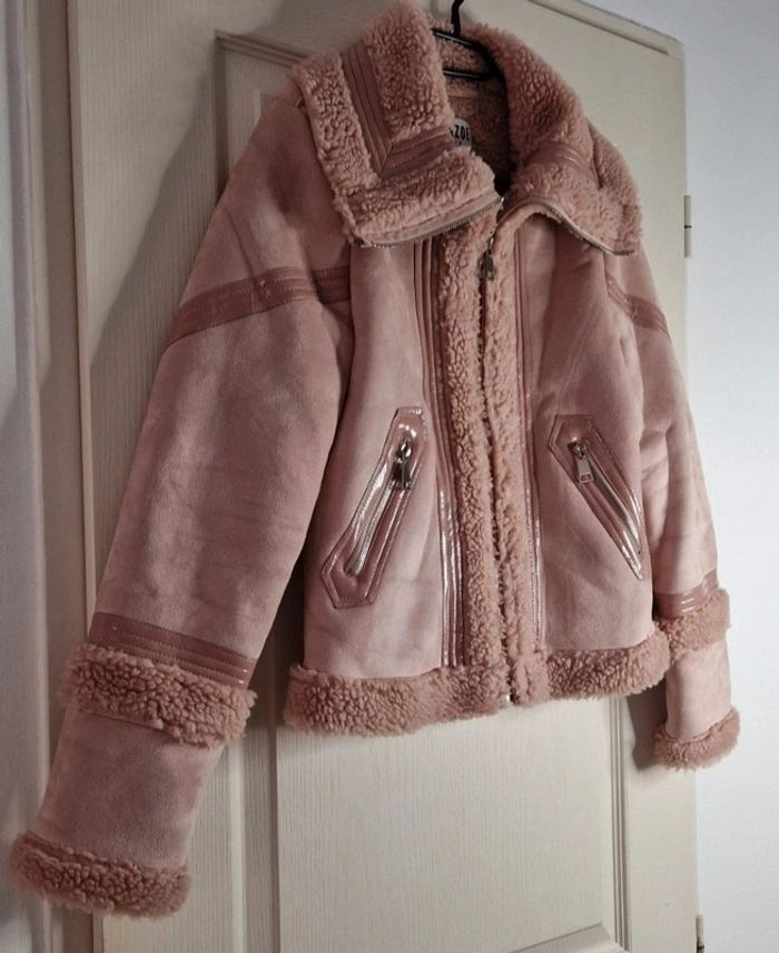 Veste Zac & Zoé moumoute rose - photo numéro 7