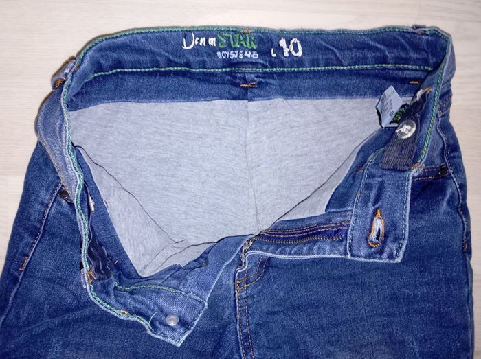 Jeans doublé denim stretch délavé Luciano Junior Style 
T. 140 cm - photo numéro 4