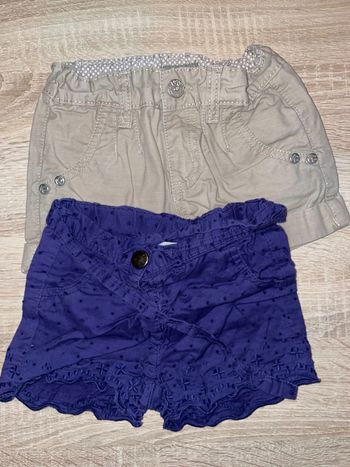 Lot short taille 4ans