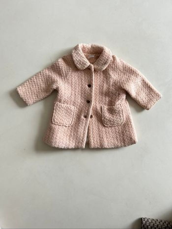 Manteau fille 36 mois (94 cm) – Douillet, chaud et comme neuf