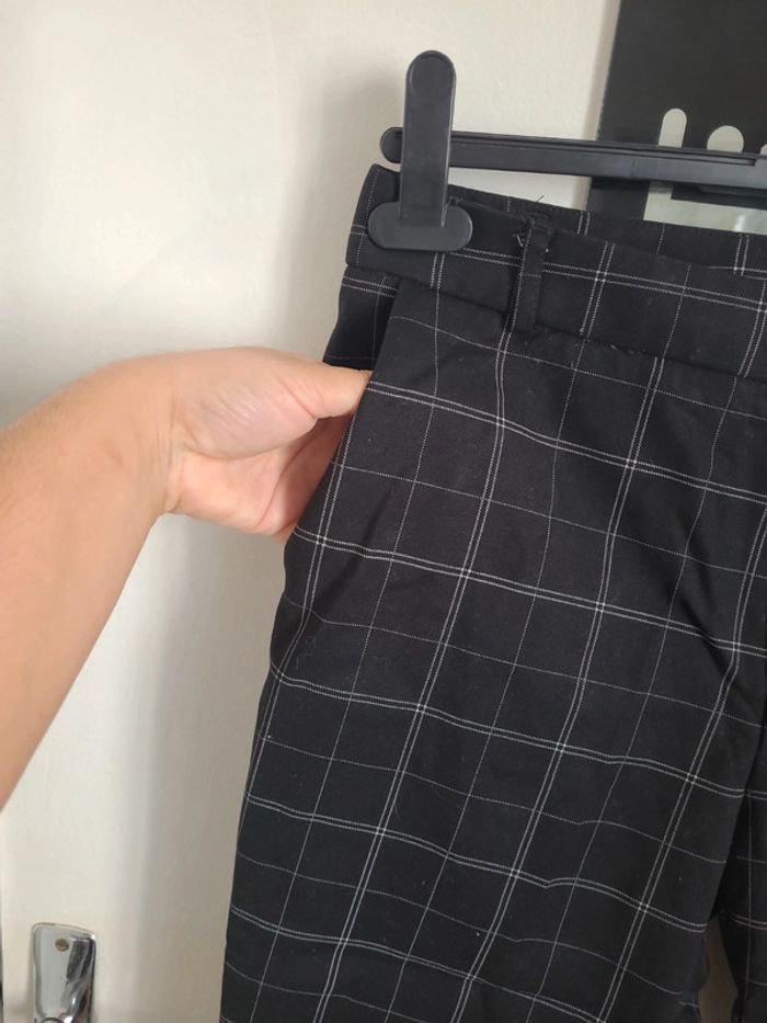 Pantalon pince a carreaux - photo numéro 3