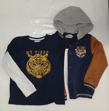 Lot teddy et T shirt manche longues