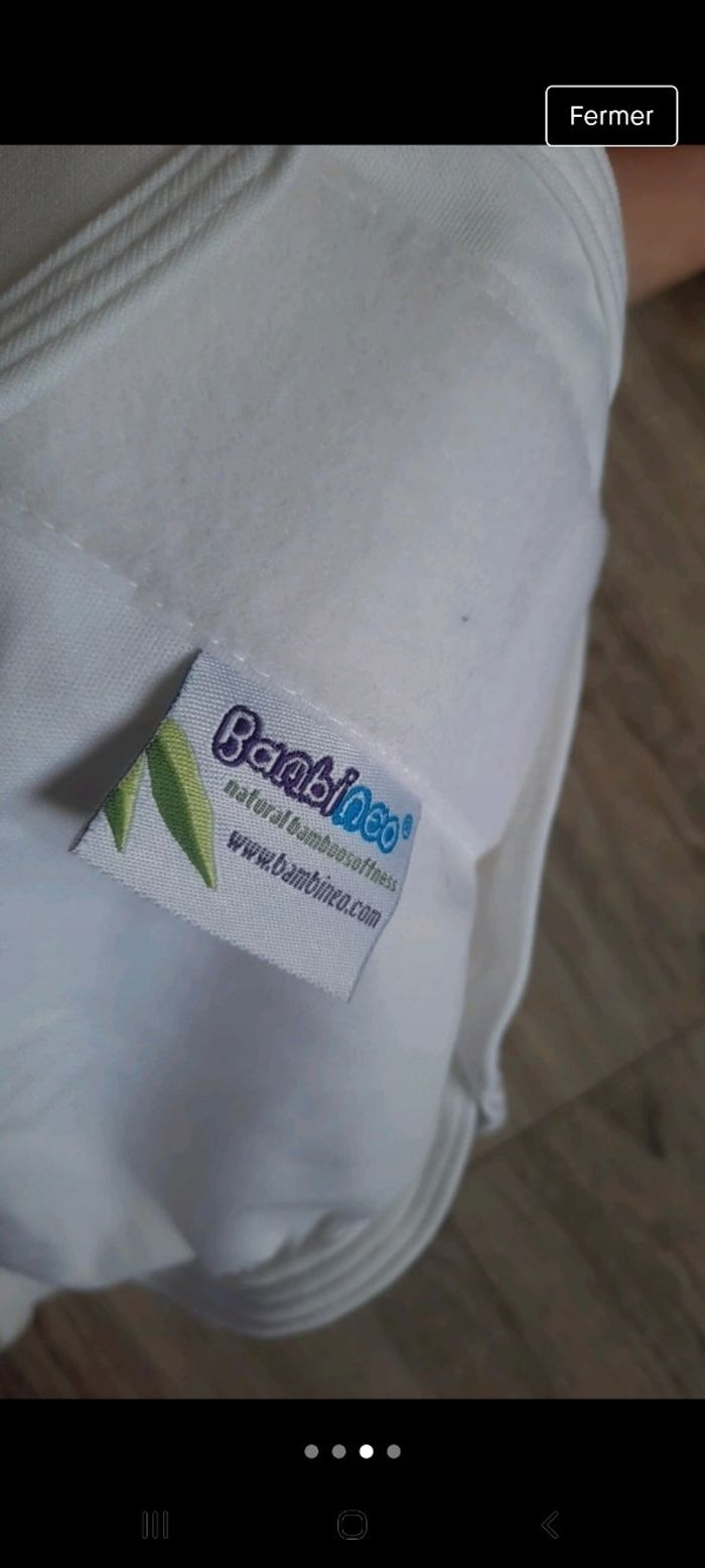 Surcouche bambineo neuve 16 kilo et plus xl blanche neuve - photo numéro 3