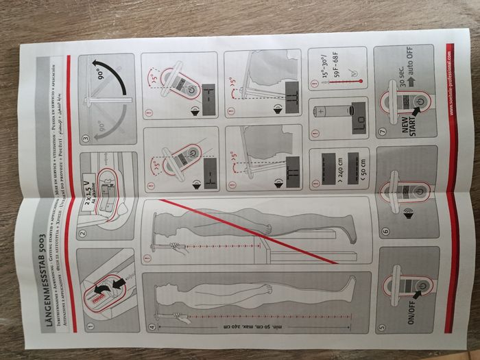 Toise électronique pliable - photo numéro 2
