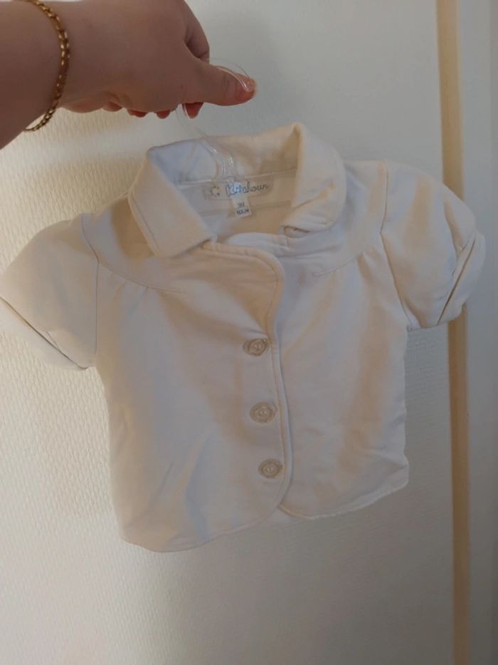 Gilets sans manches neuf fille 3mois