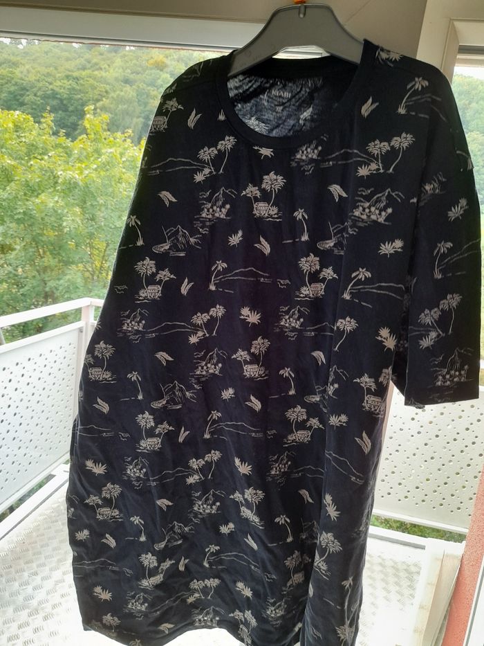Tee-shirt homme bleu