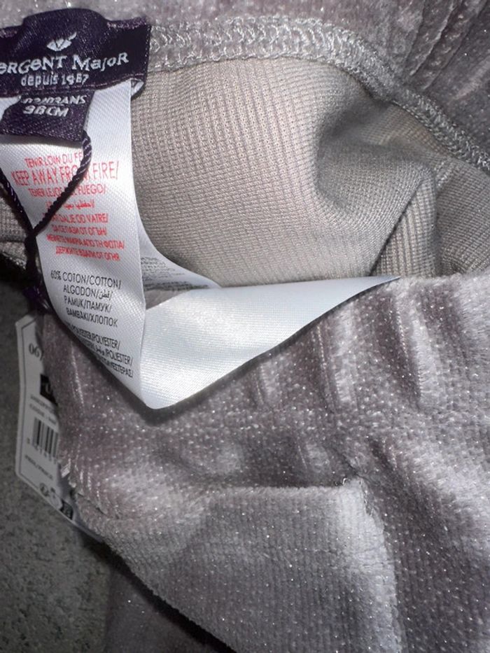 Legging/pantalon gris pailletée Sergent Major - photo numéro 2