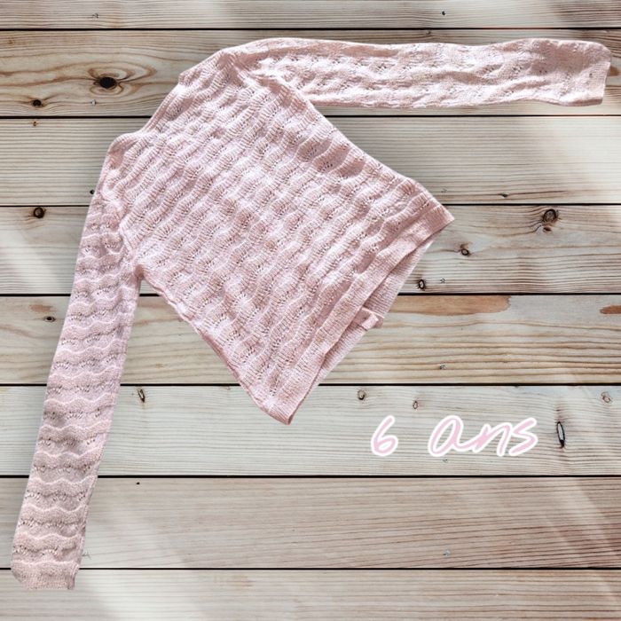 đ§„ Gilet lĂ©ger rose pĂąle â Kiabi â 6 ans đ§„ - photo numĂ©ro 2