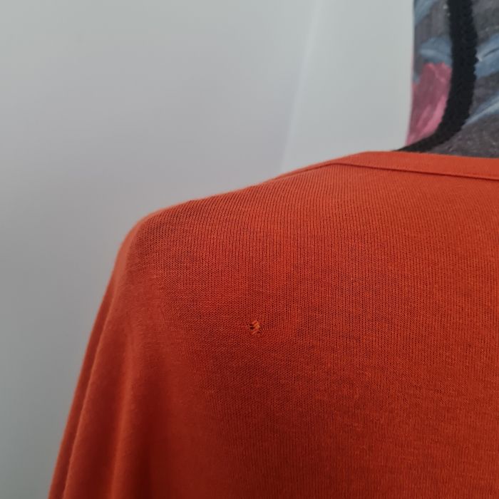 Joli cardigan léger orange - photo numéro 3