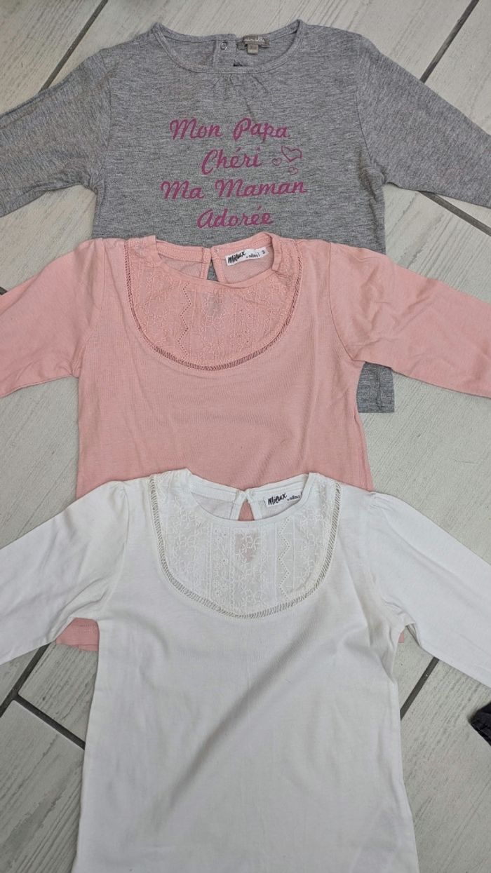 Lot t-shirt manches longues 3 ans - photo numéro 5