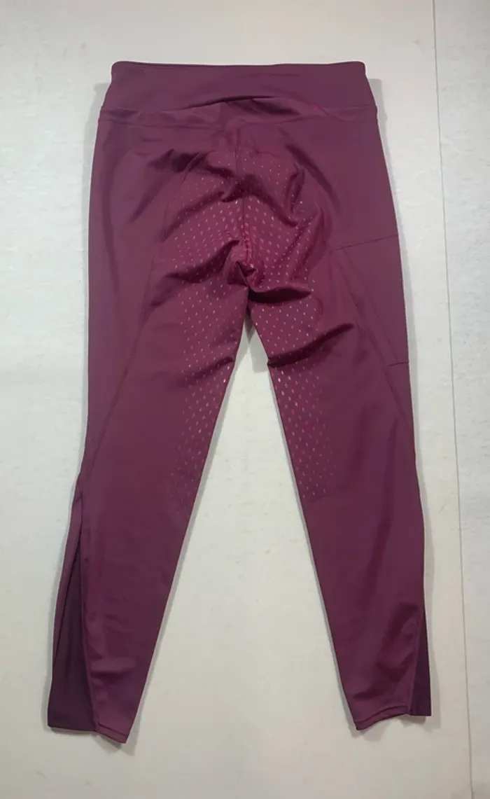 👖 Legging d’équitation Fouganza – Bordeaux – Taille L – Très bon état - photo numéro 5