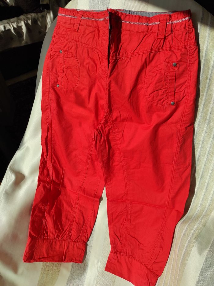 14 ans pantacourt coton Vertbaudet neuf