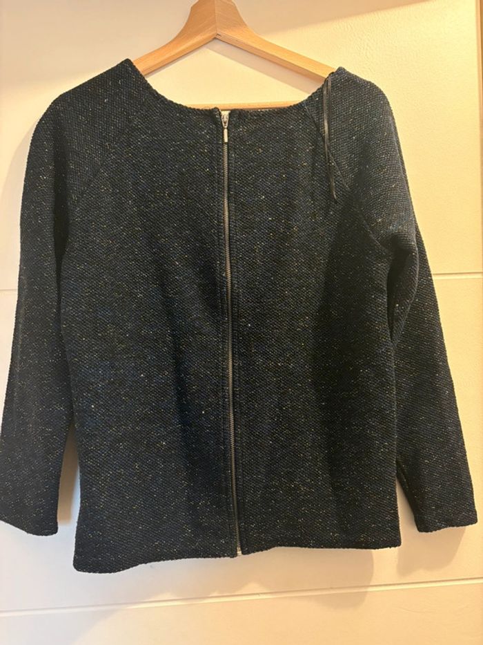 Pull bleu marine Naf Naf - photo numéro 2