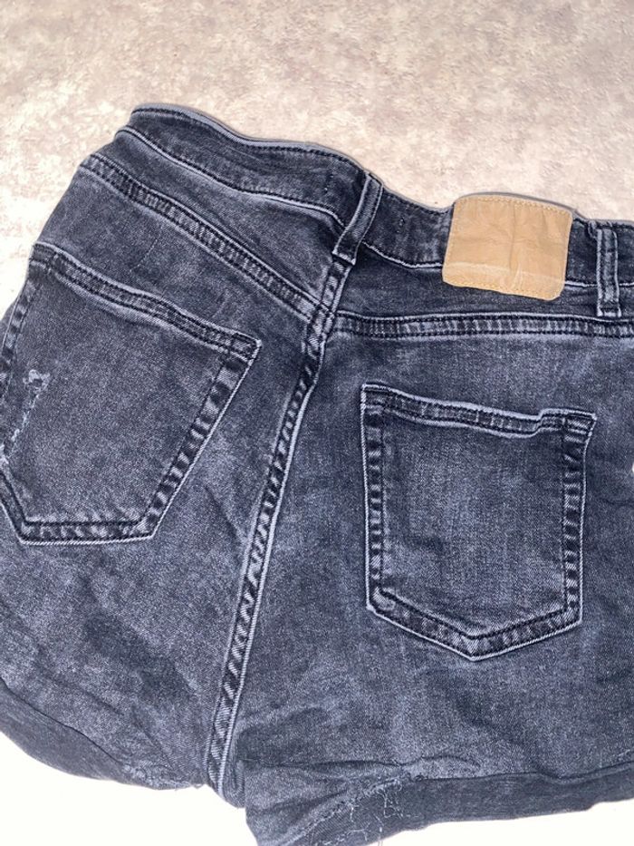 Shirt en jean noir - photo numéro 5