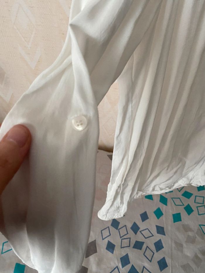 Superbe belle chemise blanche Amisu neuve avec étiquette taille M - photo numéro 6